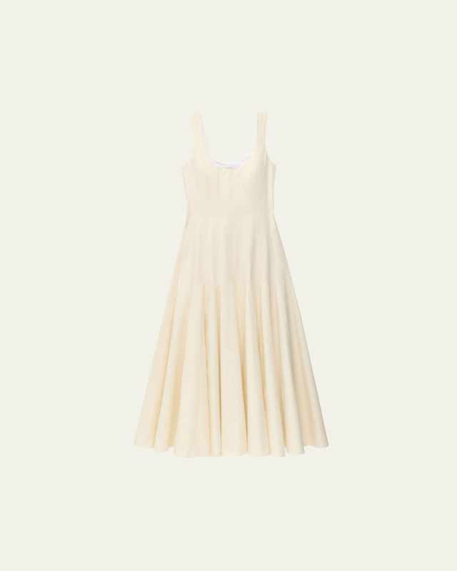 Sleeveless Flare Maxi Dress